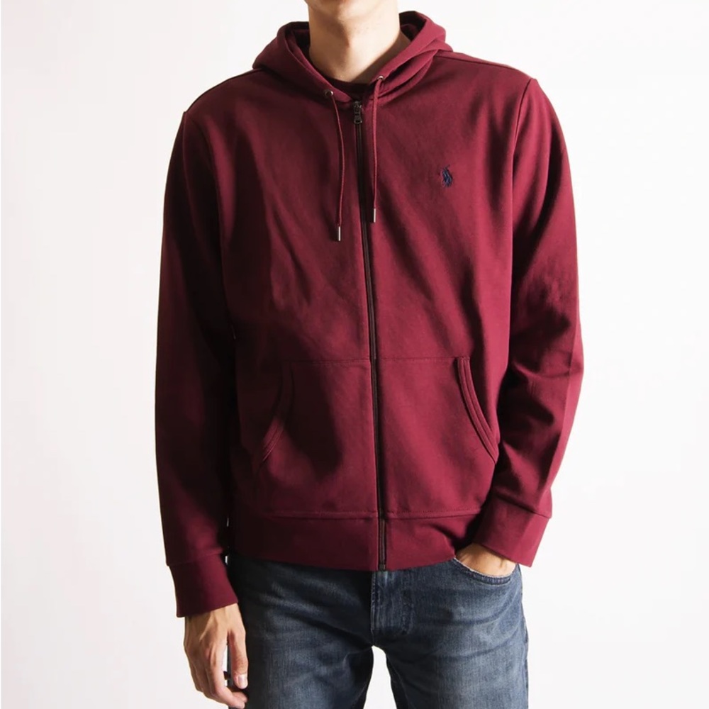 Polo Ralph Lauren Men's Double Knit Full Zip Hoodie
